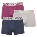 3PACK Vyriški boksininko šortai Calvin Klein daugiaspalviai (NB3130A-C7Y)