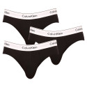 3PACK Vyriškos kelnaitės Calvin Klein juodos (NB2379A-001)