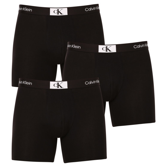 3PACK Vyriški boksininko šortai Calvin Klein juodi (NB3529A-UB1)