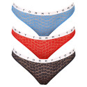 3PACK Moteriškos kelnaitės Tommy Hilfiger multicolour (UW0UW02522 0V7)