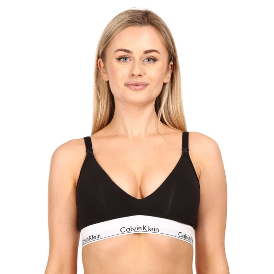 Moteriška liemenėlė Calvin Klein nursing black (QF6218E-001)