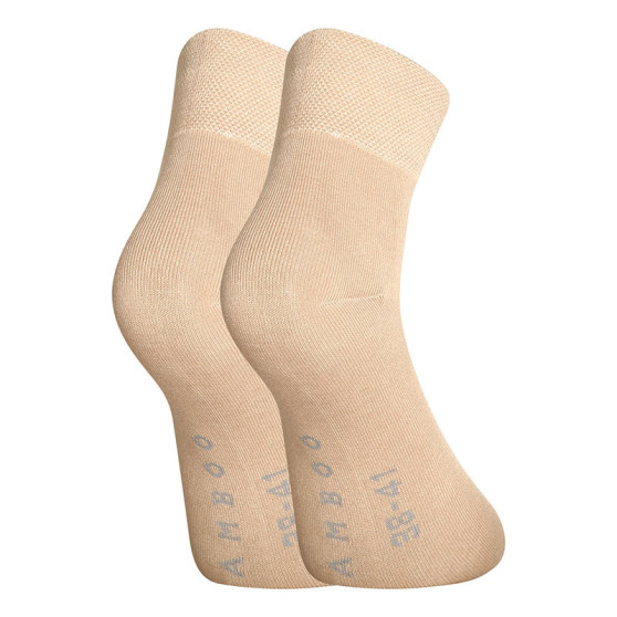 3PACK kojinės Gino bamboo beige (82004)