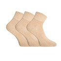 3PACK kojinės Gino bamboo beige (82004)