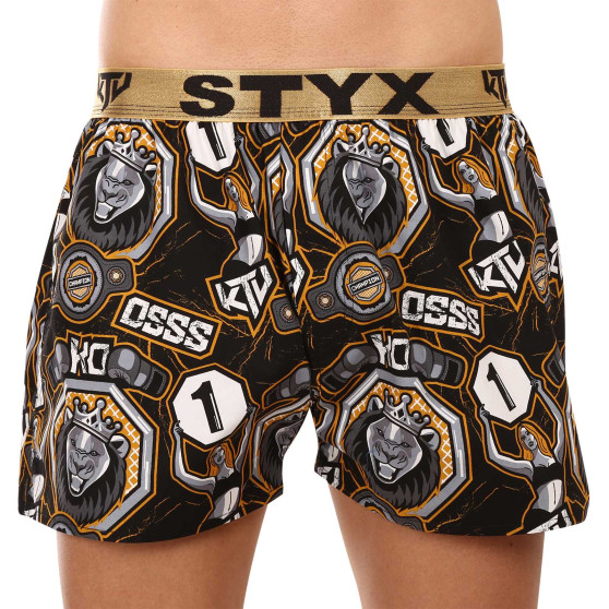 2PACK vyriški šortai Styx art / KTV sporto guma (2BT1655)