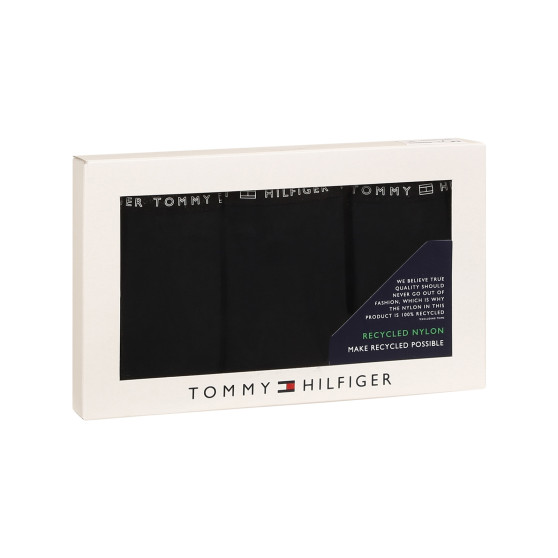 3PACK Moteriški stringai Tommy Hilfiger black (UW0UW02824 0R7)