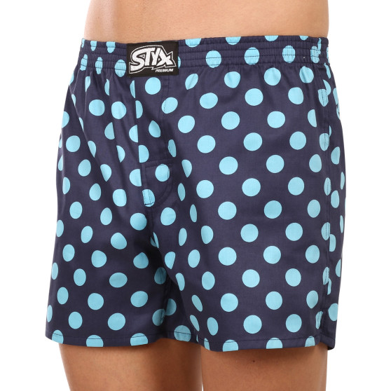 Vyriški šortai Styx premium art classic rubber polka dots (AP1053)