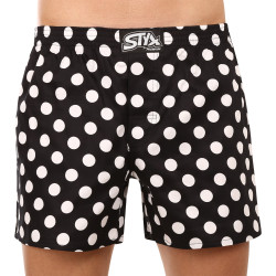 Vyriški šortai Styx premium art classic rubber polka dots (AP1055)