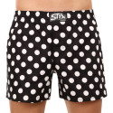 Vyriški šortai Styx premium art classic rubber polka dots (AP1055)