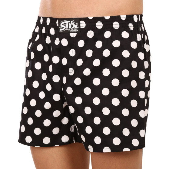 Vyriški šortai Styx premium art classic rubber polka dots (AP1055)