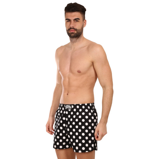 Vyriški šortai Styx premium art classic rubber polka dots (AP1055)