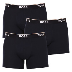 3PACK Vyriški boksininko šortai BOSS tamsiai mėlyni (50475282 480)