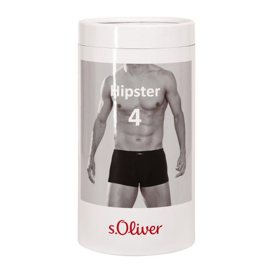 4PACK Vyriški boksininkų šortai S.Oliver pilki (MH-35H-41011828)