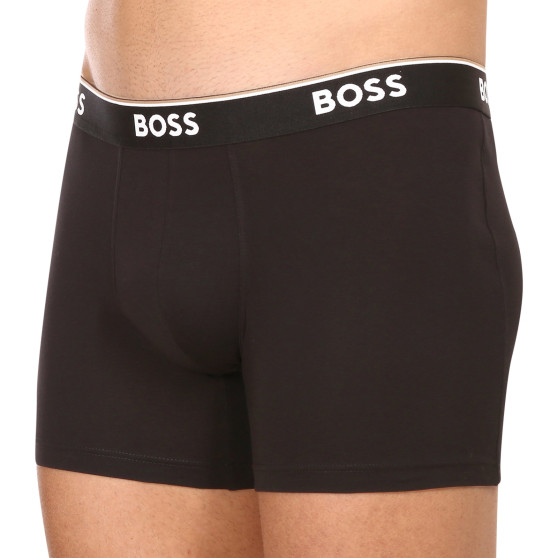 3PACK Vyriški boksininko šortai BOSS juodi (50475282 001)