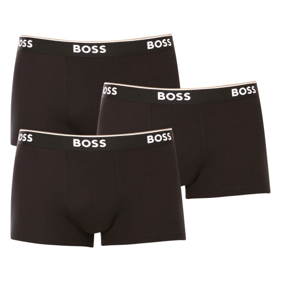 3PACK Vyriški boksininko šortai BOSS juodi (50475274 001)