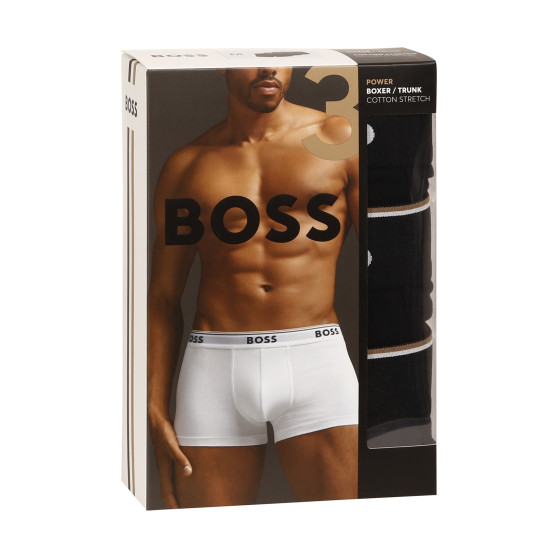 3PACK Vyriški boksininko šortai BOSS juodi (50475274 001)