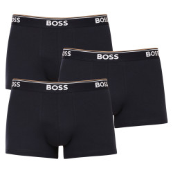 3PACK Vyriški boksininko šortai BOSS tamsiai mėlyni (50475274 480)