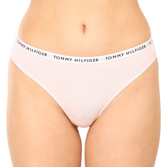 3PACK Moteriški stringai Tommy Hilfiger multicolour (UW0UW04558 0Y3)