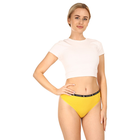 2PACK Moteriški stringai Calvin Klein multicolour (QD3990E-BNR)