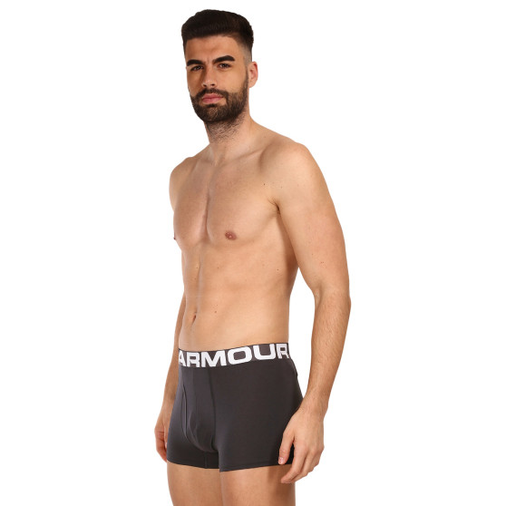 3PACK Vyriški boksininko šortai Under Armour juodi (1363616 001)