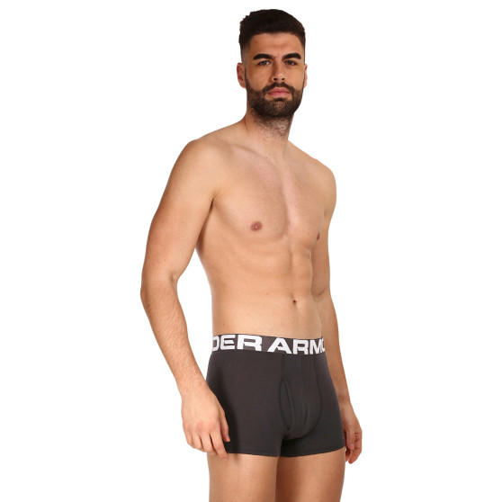 3PACK Vyriški boksininko šortai Under Armour juodi (1363616 001)