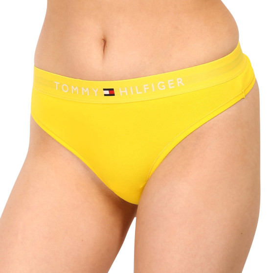 Moteriški stringai Tommy Hilfiger yellow (UW0UW04146 ZGS)