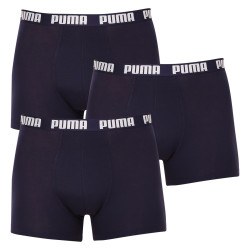 3PACK Vyriški boksininko šortai Puma mėlyni (701206546 002)