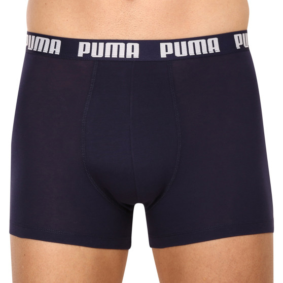 3PACK Vyriški boksininko šortai Puma mėlyni (701206546 002)