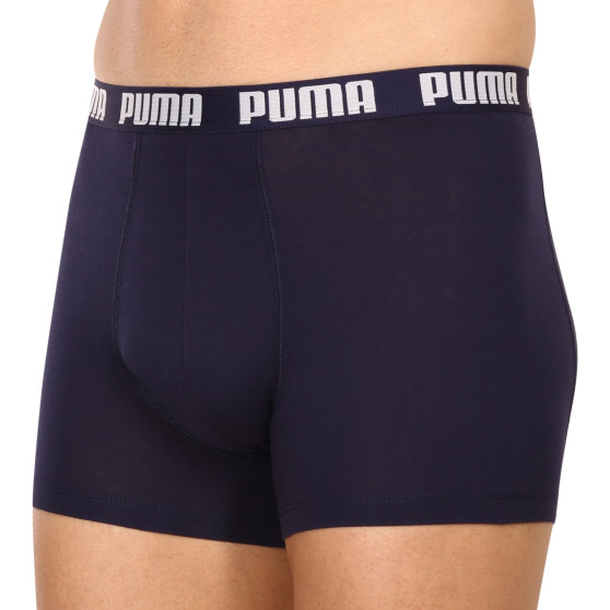 3PACK Vyriški boksininko šortai Puma mėlyni (701206546 002)