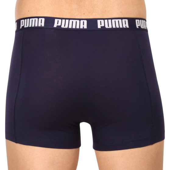 3PACK Vyriški boksininko šortai Puma mėlyni (701206546 002)