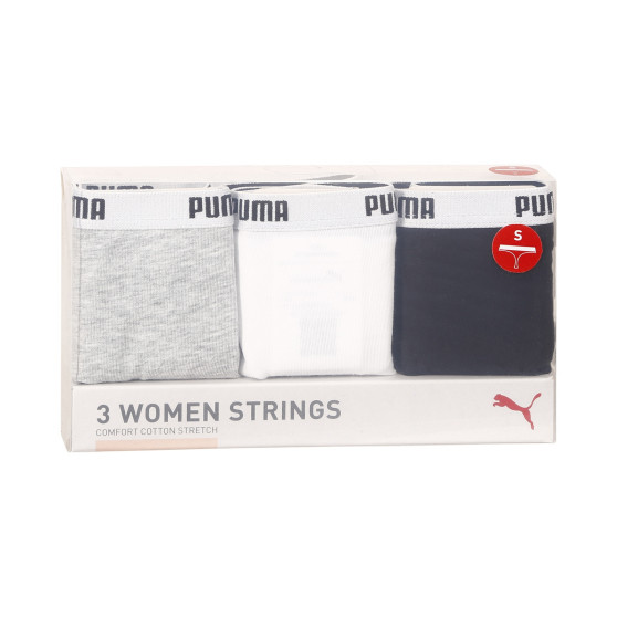 3PACK Moteriški stringai Puma multicolour (503008001 015)