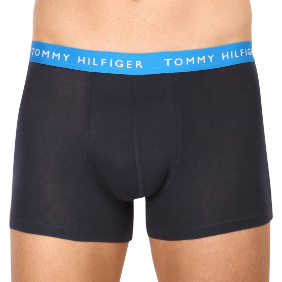 3PACK Vyriški boksininko šortai Tommy Hilfiger tamsiai mėlyni (UM0UM02324 0X0)