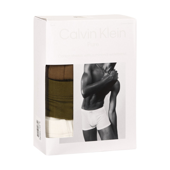 3PACK Vyriški boksininko šortai Calvin Klein daugiaspalviai (NB3262A-CBW)