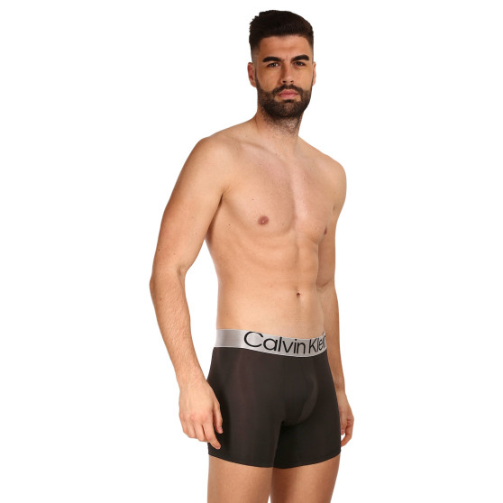 3PACK Vyriški boksininko šortai Calvin Klein juodi (NB3075A-7V1)