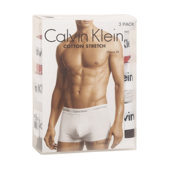 3PACK Vyriški boksininko šortai Calvin Klein daugiaspalviai (U2664G-CA5)