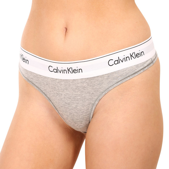 Moteriški stringai Calvin Klein pilka (F3786E-020)