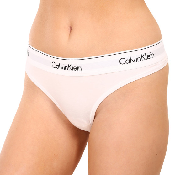 Moteriški stringai Calvin Klein white (F3786E-100)