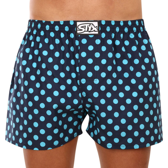 Vyriški šortai Styx art classic rubber oversized polka dots (E1651)