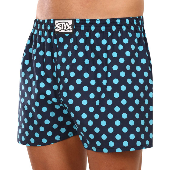 Vyriški šortai Styx art classic rubber oversized polka dots (E1651)