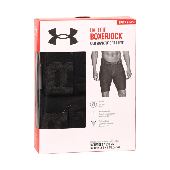 2PACK Vyriški boksininko šortai Under Armour juodi (1363622 001)