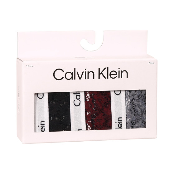 3PACK Moteriškos kelnaitės Calvin Klein oversized multicolour (QD3975E-BP7)