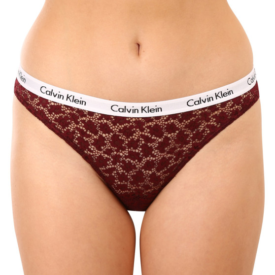 3PACK Moteriškos kelnaitės Calvin Klein oversized multicolour (QD3975E-BP7)