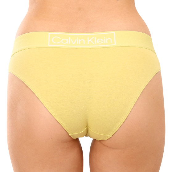 Moteriškos kelnaitės Calvin Klein geltonos spalvos (QF6775E-9LD)