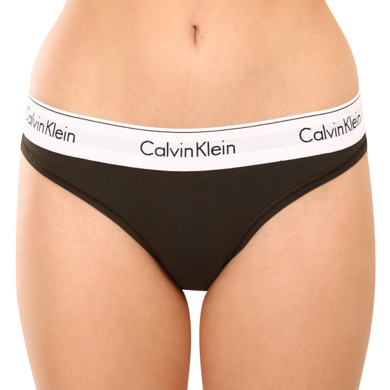 Moteriškos kelnaitės Calvin Klein tamsiai žalia (F3787E-9MD)