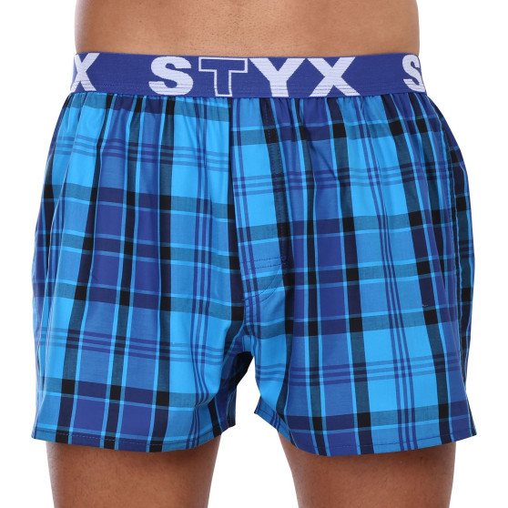 10PACK Vyriški šortai Styx sportas guma (10B101234567890)