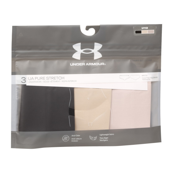 3PACK Moteriškos kelnaitės Under Armour multicolour (1325616 004)