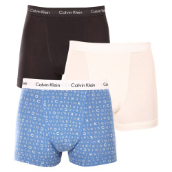 3PACK Vyriški boksininko šortai Calvin Klein daugiaspalviai (U2662G-H4Y)