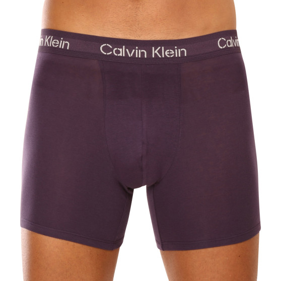 3PACK Vyriški boksininko šortai Calvin Klein daugiaspalviai (NB3706A-FZ4)