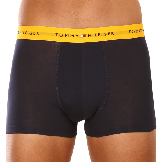 3PACK Vyriški boksininko šortai Tommy Hilfiger tamsiai mėlyni (UM0UM02763 0W7)