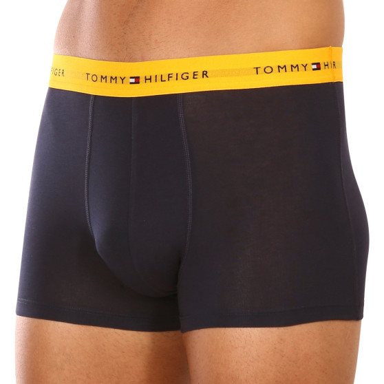 3PACK Vyriški boksininko šortai Tommy Hilfiger tamsiai mėlyni (UM0UM02763 0W7)