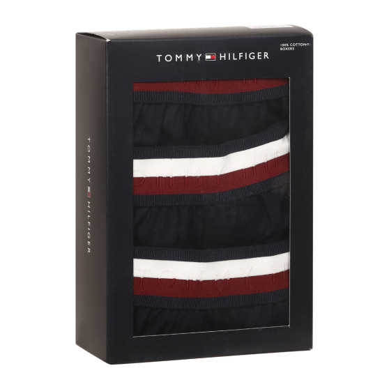 3PACK Vyriški šortai Tommy Hilfiger tamsiai mėlyni (UM0UM03121 0XO)